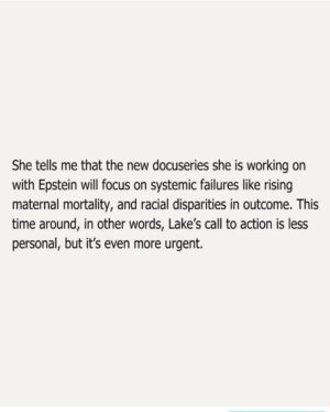 Ricki Lake Instagram - This beautiful piece means the absolute world to me. 
Thank you @romper and @jenniferblockauthor for telling my story so eloquently. 
I am humbled and honored that what was my passion project of 15 years ago is being 
recognized and acknowledged in 2023. So much more to do and @abbyepsteinxoxo are so ready to continue this invaluable work. 

#theunfinishedbusinessofbeingborn coming soon! 

https://www.romper.com/entertainment/ricki-lake-business-of-being-born-interview

Thank you to the incredible team behind the scenes:
@beaugrealy 📸 
@tiffanyreid 
@debraferullomakeup 
@robertsteinkenhair 
@specialprojectsmedia 
@heartattackack 
@karen.hibbert 
@luna_ent