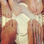 Ricky Martin Instagram – Pedicure time!!! 🥰👧🏼👦🏻