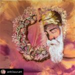 Rishi Rich Instagram - 𝒮𝓊𝓃𝒹𝒶𝓎 𝐵𝓁𝑒𝓈𝓈𝒾𝓃𝑔𝓈 𝐸𝓋𝑒𝓇𝓎𝑜𝓃𝑒. 𝒫𝑒𝒶𝒸𝑒 & 𝐿𝑜𝓋𝑒 💜 ( Beautiful Artwork by @anit.kaur.art )