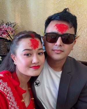 Riyasha Dahal Instagram - Happy Dashain Everyone 🙏🏻✨