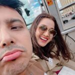 Riyasha Dahal Instagram - Couldn’t stop myself from sharing this cute expression of my husband. 🤣🤣 #france🇫🇷 Paris, France