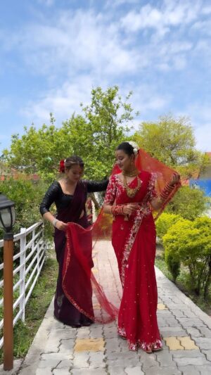 Riyasha Dahal Instagram - Happy birthday to u Ghumante Kt Moh @barshabasnet_ 🤣♥️ i hope this year also u will be blessed with a lots of country to travel. I love u n pray for ur better always.♥️♥️