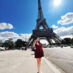 Riyasha Dahal Instagram - Meet me at the Eiffel Tower. ♥️ Thank u @sealinks.holidays 🙏🏻 Paris, France