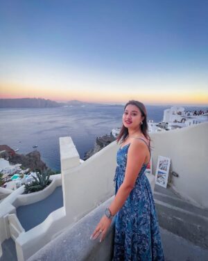 Riyasha Dahal Instagram - Ocean breeze and Greek vibes. 🇬🇷