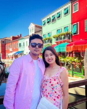 Riyasha Dahal Instagram - Like a rainbow after the storm, love brings colors to the gray moments of life. ♥️ @mystic_victor