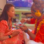 Riyasha Dahal Instagram - Vai Tika 2080 @rupak.me ♥️🙏🏻 Major missing @samundra_dahal @s_ag_ar_ ♥️♥️ Rockdale, New South Wales