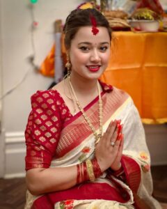 Riyasha Dahal Instagram - शुभ-दीपावली 🎉🙏🏻