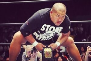 Robert Anthony Fish Instagram - ISHII is truly one of one and a GD, workhorse for 
@njpw1972 
. The man never says no, never disappoints, and has universal chemistry with basically everyone he stands across the ring from. It doesn’t even make sense. If you’re a young guy trying to come up in the game, do yourself the favor of viewing his work. Take notes! I was fortunate enough to face this man for the @ringofhonor TV title. I also put this wheel kick, or for you pro wrestling fans (which should be most of you) @malakaiblxck ‘s “Black Mass,” on his bald pit bull head! 

#G1CLIMAX33
Check the link in my bio for an example of some recent awesome from the #stonecoldpitbull