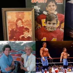 Robert Anthony Fish Instagram - This is life as a brother. I was the little brother, big bro was Rick. So, he was always Davey Boy Smith (of course, he was taller, both Rick & Davey) I was the Dynamite Kid (naturally, I was shorter). 

Bo & Luke Duke. I was Luke (I had blue pajamas), Rick’s PJ’s weren’t yellow like Bo’s shirt but they definitely weren’t Blue, so that made him Bo. Our beds were so close together in the room that would years later become the washer/dryer room that we’d pretend jumping from one bed to the other was the Dukes of Hazard jumping from the General Lee to another car and back from the show. We saw our limited space as the coolest thing our mom & dad could have done for us. Idk, seems like it’s all perspective. We were so grateful for the proximity of our beds to one another and the space it allowed our imaginations, as Bo & Luke Duke to inhabit. Such fond memories of them days. Me and my big bro.