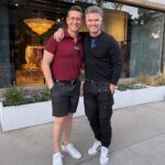 Robert Gant Instagram - So I first met this amazing guy on Rehoboth Beach, Delaware in the summer of 1991. I was working at the Department of Justice in DC (the Executive Office for US Attorneys, to be exact) between my first and second years of law school at Georgetown and was grateful, to say the least, for the shore-lined respite from our nation’s capital’s suffocatingly humid days. That early afternoon, I remember scanning across the sand and spotting this dazzling smile atop a tanned shirtless torso and a red Hawaiian-esque wrap at the waist, invariably concealing the speedo underneath. Okay, fine, one or both of us may have had puka shells around our necks. It was the 90’s after all. And, yes, a brief make out session may well have taken place at some point later that day, but we digress. Cut to three decades later, and I’m beyond thankful to catch up over coffee and some nosh and share about our life journeys so far and our visions for the future. It’s a special thing for someone to have witnessed the change from the boy you were to the man that you’ve become. All as we walk our paths as sober fellows. Thank you for the wonderful catch-up, @mr.rutherford, my friend. To be continued. Here’s to the next 30. (The unintentional backdrop captured the sentiment of the experience.) #Friends #30YearsLater #TheGreatLife #TheValueOfDecades Urth Caffe - Melrose Ave, Hollywood CA