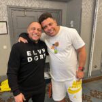 Roberto Carlos Instagram - Muito bom estar com vocês @ronaldo @paulbrighten @entourage_sport