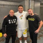 Roberto Carlos Instagram - Muito bom estar com vocês @ronaldo @paulbrighten @entourage_sport