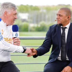 Roberto Carlos Instagram - Open Media day 📸 Que privilégio. Suerte a todos en la final de paris, feliz en ser embajador y vivir estos momentos con los mejores del mundo, gracias por estos grandes momentos  @realmadrid .