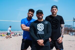 Roberto da Costa Instagram - This is your last chance of this year to get rescued by these @saintsandstars lifeguards @larznl @dennisbaffoe 😜#saintsandstars #lifeguards #nextlevel #boutiquegym #is #going #beach #style #after #all #holyshred #and #holybox #classes #were #ready #robertodacosta ##boyband #sunny #weather #summer #vibes #sun