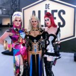 Roem Instagram - Last week at 'De Alleskunner' with my sweetest Drag Race sisters @megan_schoonbrood & @pattypampam Did you catch us? 👀♥️💙 Outfit by @isabell.schulz.atelier #rupaulsdragrace #dealleskunner #sbs6 #dragqueen #futuristic #dragmakeup #cyberpunk #dragraceholland #nederland Autotron Rosmalen