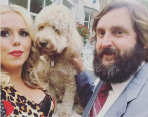 Roisin Conaty Instagram - Me @gillinghamjoe on #afterlife2  with a superfit dog