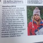 Roisin Conaty Instagram - The Sunday Times today 😊best shows & films to watch on Netflix/on demand platforms and they recommend first series of Gameface is on @channel4 catch up
