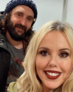 Roisin Conaty Instagram - Got to work with ole sugartits again @gillinghamjoe