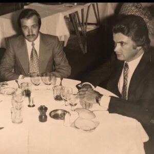 Romain Chavent Instagram - My Dad and his business Partner. Back when Men were Real Men... Miss You Dad ❤️