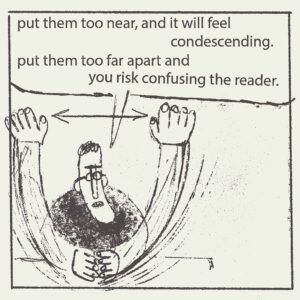 Roman Muradov Instagram - a little free lecture for those of you can’t afford art school, improvised this morning. more of that sort of thing on my newsletter bluebed.substack.com (along with occasional proper comics/art, though lately it’s been mostly quick trash) #conceptualillustration #artinspiration #turorial #lecture #newyorker #illustration