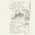 Roman Muradov Instagram - Some trash cartoons from my newsletter (bluebed.substack.com). Been making them usually first thing in the morning as a little warm-up/indulgence/distraction from proper comics and work. А еще у меня есть тележный канал куда я скидываю все подряд, спрашивайте ссылку если интересно. Brooklyn, New York