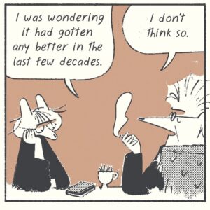 Roman Muradov Instagram - New pages of Foghorn, a few dumb cartoons, and some handy @procreate tips in the latest issue of my newsletter. Read it at bluebed.substack.com 💁 Always free with an extra section of continuous cartoons for paypigs #comics