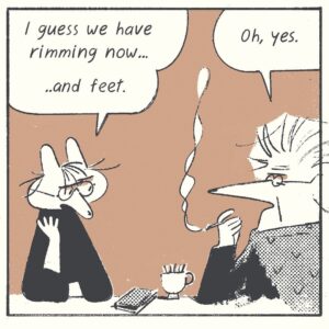 Roman Muradov Instagram - New pages of Foghorn, a few dumb cartoons, and some handy @procreate tips in the latest issue of my newsletter. Read it at bluebed.substack.com 💁 Always free with an extra section of continuous cartoons for paypigs #comics