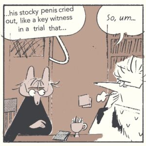 Roman Muradov Instagram - New pages of Foghorn, a few dumb cartoons, and some handy @procreate tips in the latest issue of my newsletter. Read it at bluebed.substack.com 💁 Always free with an extra section of continuous cartoons for paypigs #comics