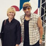 Roman Tomeš Instagram - Z tohoto krásného setkání mám ohromnou radost! Potkali jsme se dnes s @eva__pavlova na festivalu @festival_czpl během našeho doprovodného koncertu s @misatomesova. Ohromně milé setkání ❤️