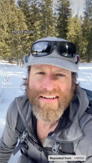 Ronan Donovan Instagram - I made my TikTok debut on the @natgeo account with some animal tracking in Montana.