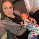 Ronda Rousey Instagram - Poor girl had a few rough travel days, she’s such a road warrior✈️❤️ Can’t believe she’s already 1 and getting too big to sleep in my lap 😭