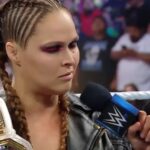 Ronda Rousey Instagram - Imitation is the sincerest form of flattery that mediocrity can pay to greatness. - Oscar Wilde 💇🏼‍♀️ @thisisbabe 💄 @mariko_hirano Nice jacket @langlitzleathers