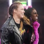 Ronda Rousey Instagram - Love this pic💚happy to be back- looking forward to tonight @trinity_fatu