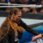 Ronda Rousey Instagram - Let’s take a second to appreciate those braids by @thisisbabe, makeup by @mariko_hirano and those aptly named @prada #monolith boots- here’s @charlottewwe fully appreciating one of the boots