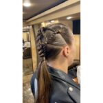 Ronda Rousey Instagram - Let’s take a second to appreciate those braids by @thisisbabe, makeup by @mariko_hirano and those aptly named @prada #monolith boots- here’s @charlottewwe fully appreciating one of the boots