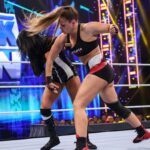 Ronda Rousey Instagram - Thank you @therealkurtangle for for everything you’ve taught me 🙏🏼 hope I did you proud out there last night Felt great getting back in the ring again and for the first time on #smackdown, feeling better every time I get back out there. Thank you for the warm up @sonyadevillewwe😈 And @charlottewwe, get some ice and advil bitch, cause we got a show to steal at #wrestlemania38