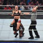 Ronda Rousey Instagram - Thank you @therealkurtangle for for everything you’ve taught me 🙏🏼 hope I did you proud out there last night Felt great getting back in the ring again and for the first time on #smackdown, feeling better every time I get back out there. Thank you for the warm up @sonyadevillewwe😈 And @charlottewwe, get some ice and advil bitch, cause we got a show to steal at #wrestlemania38