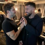 Ronen Rubinstein Instagram - Papi ! Thank you for a magical evening ! Besos besos besos 🥰
