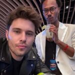 Ronen Rubinstein Instagram - Papi ! Thank you for a magical evening ! Besos besos besos 🥰