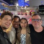 Ronen Rubinstein Instagram - Papi ! Thank you for a magical evening ! Besos besos besos 🥰