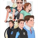 Ronen Rubinstein Instagram - Thank you so so much @3ll250 ! Which character is your favorite ? *Jake from #SmileyFaceKillers & T.K from #911LoneStar are my faves so far 🥰