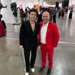 Ronen Rubinstein Instagram - @LAArtShow x @American_Heart ❤️ #StyledByChaise Head to Toe @YSL 💎 @VraiOfficial Vintage @JaegerLeCoultre Grooming @SRollerTaylor
