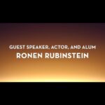 Ronen Rubinstein Instagram - Commencement Speech Thank you again @NewYorkFilmAcademy for this tremendous honor 🎓