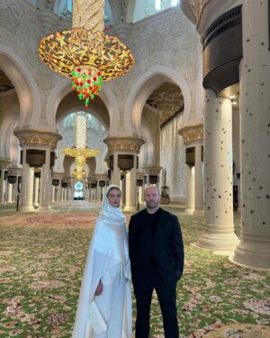 Rosie Huntington-Whiteley Instagram - #AD Such an honour to tour the Sheikh Zayed Grand Mosque whilst we were #InAbuDhabi 🤍 @visitabudhabi