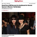 Rosie Perez Instagram - It is an incredible honor to be the voice of Ronnie Spector’s audiobook “Be My Baby”. Ronnie was an incredible woman whose legacy will live on forever. I loved her dearly with all my heart. ❤️ @rollingstone