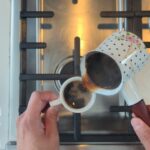 Ross Butler Instagram - This Arabic coffee technique has changed my coffee taste forever... And my caffeine tolerance haha