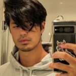 Ross Butler Instagram - I grow my hair out and I literally start turning into an anime character. I dunno which makes it more obvious: the hair covering my eye in two impossibly different directions, or the existential ennui/disgusted perspective towards society and self bubbling beneath my stoic glare caused by my pressured need to document the moment instead of pondering the effects of appearances opposed to real internalized emotion in the privacy of my own thoughts. Kawaii desu ka??? 😻🤩🍝✨