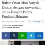 Ruben Onsu Instagram – Semoga bisa berguna untuk kalian yg mau punya product sendiri, dan bisa menambah lagi membuka lapangan pekerjaan baru buat banyak orang yaa 🤍
@bensinovasi.indonesia 
.
yuk gabung dan join bareng ya di @bensinovasi.indonesia 
#rubenonsu #bensu #realbensu #justruben #jalani_nikmati_syukuri #janganlupabahagia #senyuminsja #rezekigakketuker