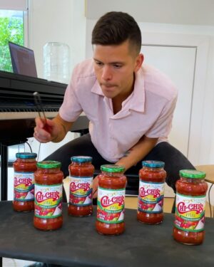 Rudy Mancuso Instagram - Join me and CHI-CHI’s to “Salsa Safely” for Super Bowl Sunday. I’ll be using tongs to avoid hands in the chip bowl. For every fan that joins the pledge, CHI-CHI’S will make a $50 donation, up to $10,000, to World Central Kitchen to assist nationwide community feeding efforts. Sign the pledge in @chichisbrand bio. #SalsaSafely #ad