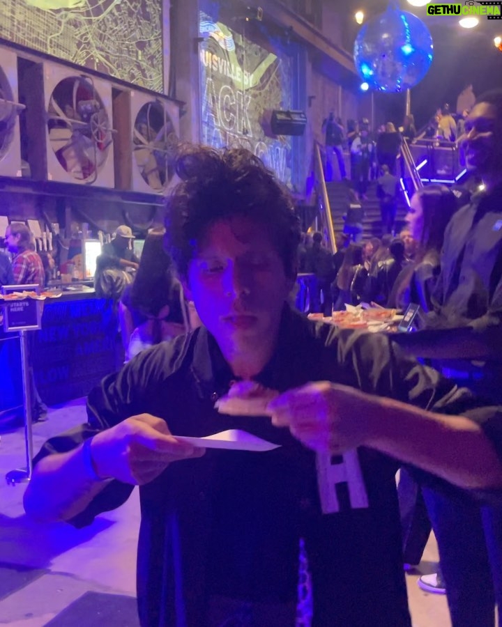 Rudy Mancuso Instagram - Such a blast seeing Jack Harlow #withAmex during Member Week. Checked out Jack’s favorite bites, drinks & got custom merch. @americanexpress #ad #AmexAmbassador Terms Apply